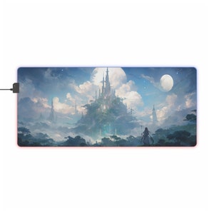 RGB Gaming Mouse Pad 31.5 x 12in | Desk Mat Extra Large | Etherea Series - Alexa