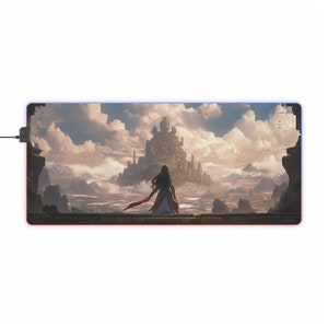 18x36 Desk Mat | RGB Gaming Mouse Pad 31.5 x 12in | Kingdoms Series - Event