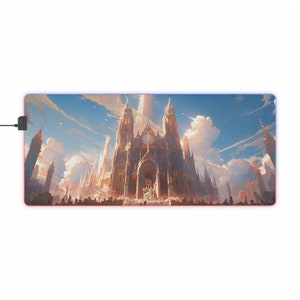 18x36 Desk Mat | RGB Gaming Mouse Pad 31.5 x 12in | Kingdoms Series - Chorus