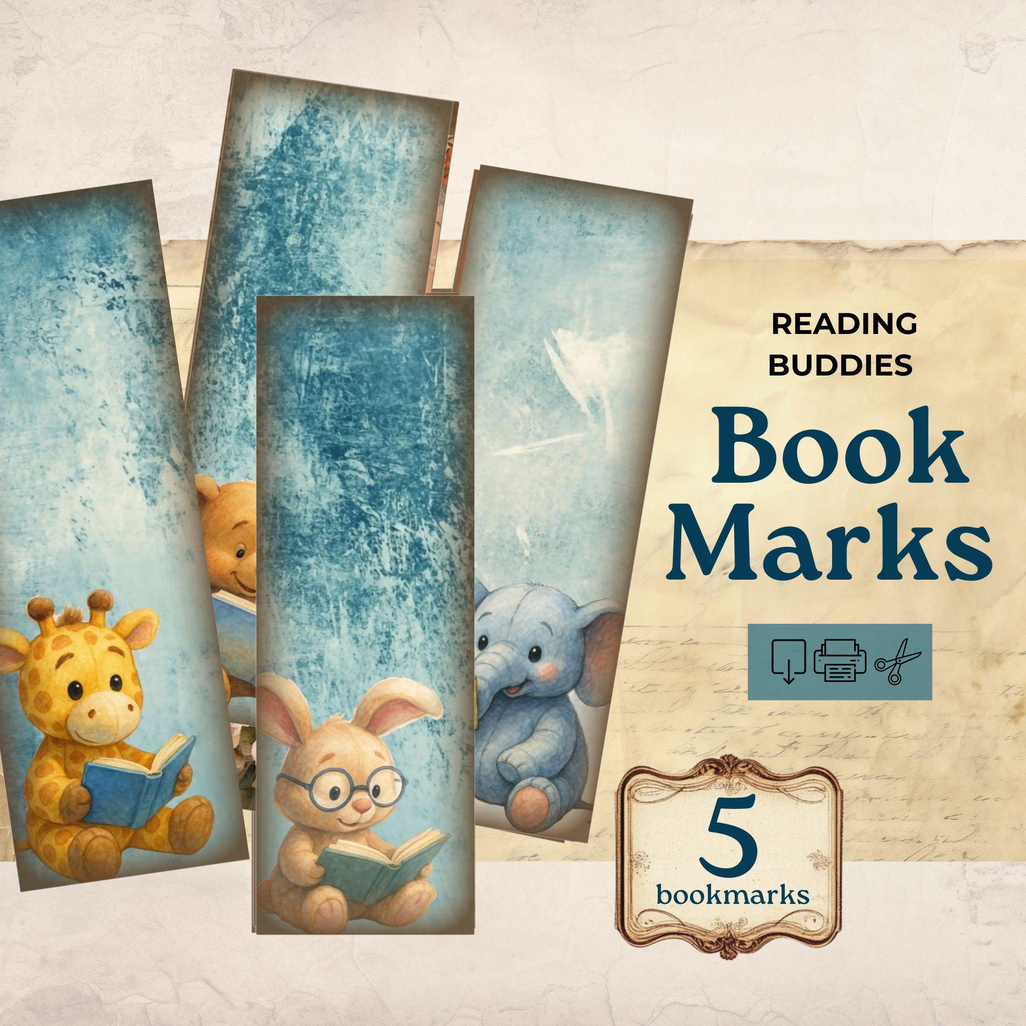 Storybook Theme Bookmarks, Printable Children's Bookmarks, Cute Reading ...