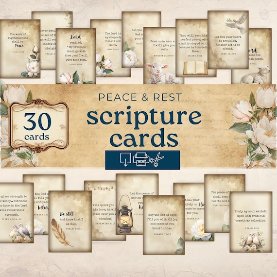 30 day scripture cards, journaling printable kvj junk journal kit, faith based junk journal, Scripture Tags For Junk Journals, prayer cards