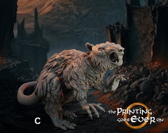 Giant Rats (LOTR), Printing Goes Ever On * 3D Printed Gaming Miniatures