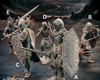 Shadow Knights (Nazgul from LOTR), Printing Goes Ever On * 3D Printed Gaming Miniatures