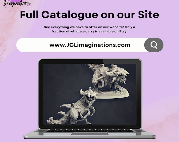 Featured listing image: Full Catalogue on our Website! www.JCLimaginations.com