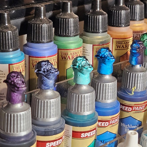 Speed Paint Caps / Contrast Paint Caps / Paint Swatches * Compatible with most droppers including Army Painter