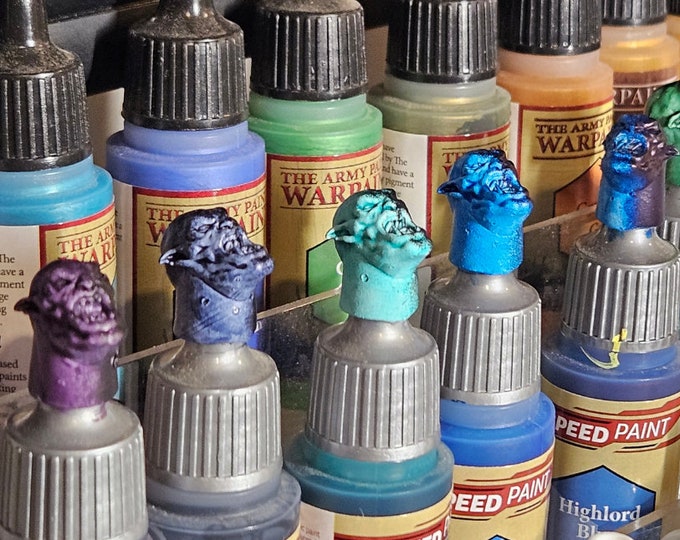 Featured listing image: Speed Paint Caps / Contrast Paint Caps / Paint Swatches * Compatible with most droppers including Army Painter