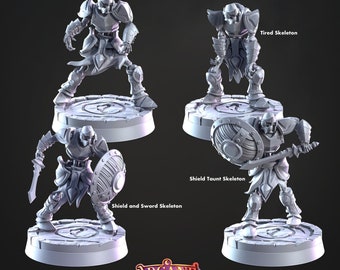 Necromancer Minions - Arcane Order * Cast n Play * 3D Printed Gaming Mini