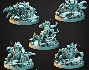 Crustaceans Assault * Cast n Play * 3D Printed Gaming Mini