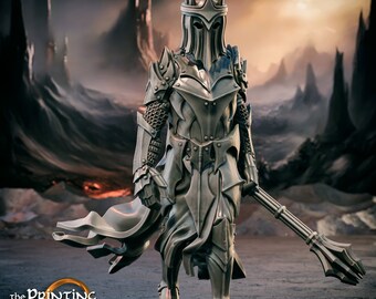 Saucar (Sauron from LOTR), Large 50mm, Printing Goes Ever On * 3D Printed Gaming Miniatures