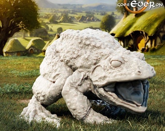 Giant Bullfrog, Printing Goes Ever On * 3D Printed Gaming Miniatures