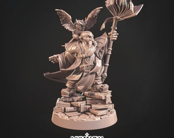 Dwarf Runesage (Dwarven Legacy) * Cast n Play * 3D Printed Gaming Mini