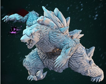 Artic Bear * Cast n Play * 3D Printed Gaming Mini