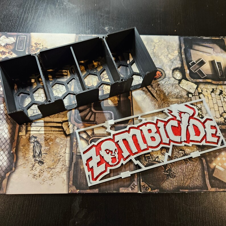 Zombicide Card Holder Fits Sleeved Cards up to 56 per slot image 1