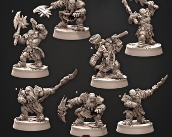Heat Maulers * Cast n Play * 3D Printed Gaming Mini