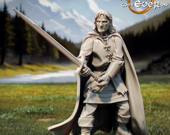 Aranglor (Aragorn from LOTR), Printing Goes Ever On * 3D Printed Gaming Miniatures