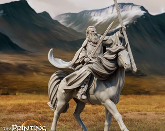 Gollnir (Gandalf from LOTR), Printing Goes Ever On * 3D Printed Gaming Miniatures