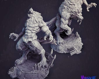 Wyett the Werewolf, Cast n Play * 3D Printed Gaming Miniatures