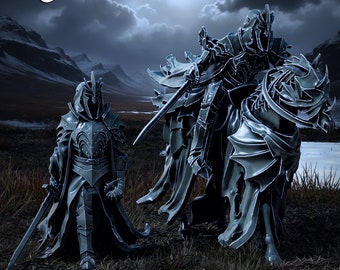 Dark King (Nazgul from LOTR), Printing Goes Ever On * 3D Printed Gaming Miniatures