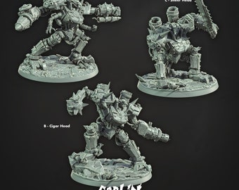 Goblin Mechs * Cast n Play * 3D Printed Gaming Mini