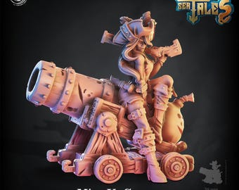 Miss Vixen Gomez * Cast n Play * 3D Printed Gaming Mini