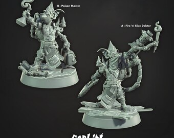 Goblin Creepy Surgeon * Cast n Play * 3D Printed Gaming Mini