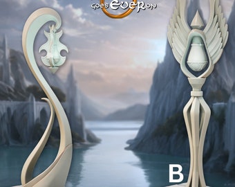 Elven Light Posts (LOTR), Printing Goes Ever On * 3D Printed Gaming Miniatures