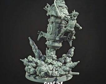Goblin Splatter Rocketter * Cast n Play * 3D Printed Gaming Mini