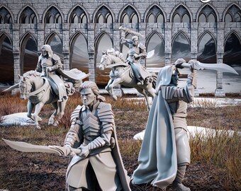 Ellidon and Ellrian (LOTR Northern Kingdom Inspired), Printing Goes Ever On * 3D Printed Gaming Miniatures