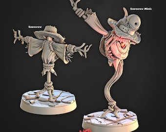 Scarecrow Mimic * Cast n Play * 3D Printed Gaming Mini