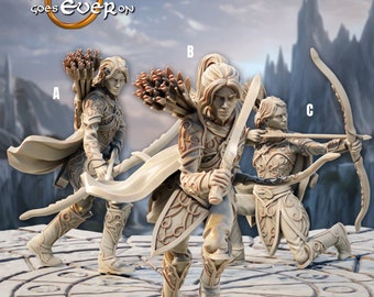 Elven Rangers (LOTR Inspired) Printing Goes Ever On * 3D Printed Gaming Miniatures