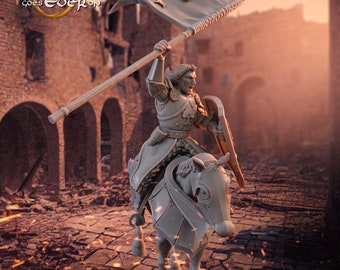 Boromir (From LOTR) on Foot and Mounted, Printing Goes Ever On * 3D Printed Gaming Miniatures
