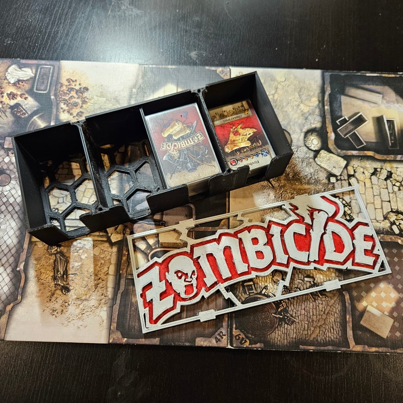 Zombicide Card Holder Fits Sleeved Cards up to 56 per slot image 2