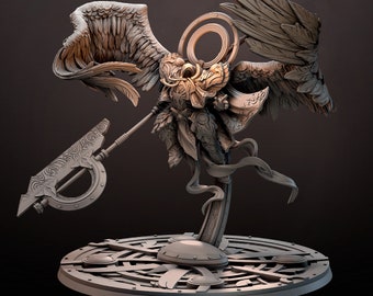 Gamael, The Morning Sun, Shields of Dawn (LARGE)  * Cast n Play * 3D Printed Gaming Mini