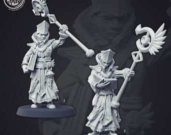 Priests, Cast n Play * 3D Printed Gaming Miniatures