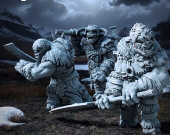 Ironmoor Trolls (from LOTR and the Hobbit), Printing Goes Ever On * 3D Printed Gaming Miniatures