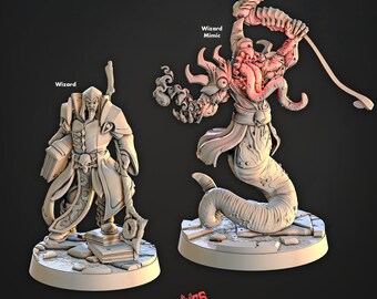 Wizard Mimic * Cast n Play * 3D Printed Gaming Mini