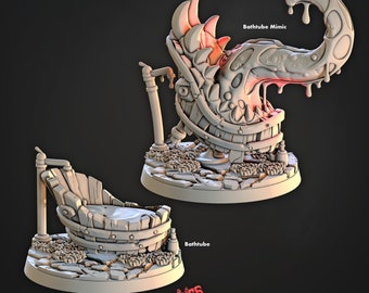 Bathtub Mimic * Cast n Play * 3D Printed Gaming Mini