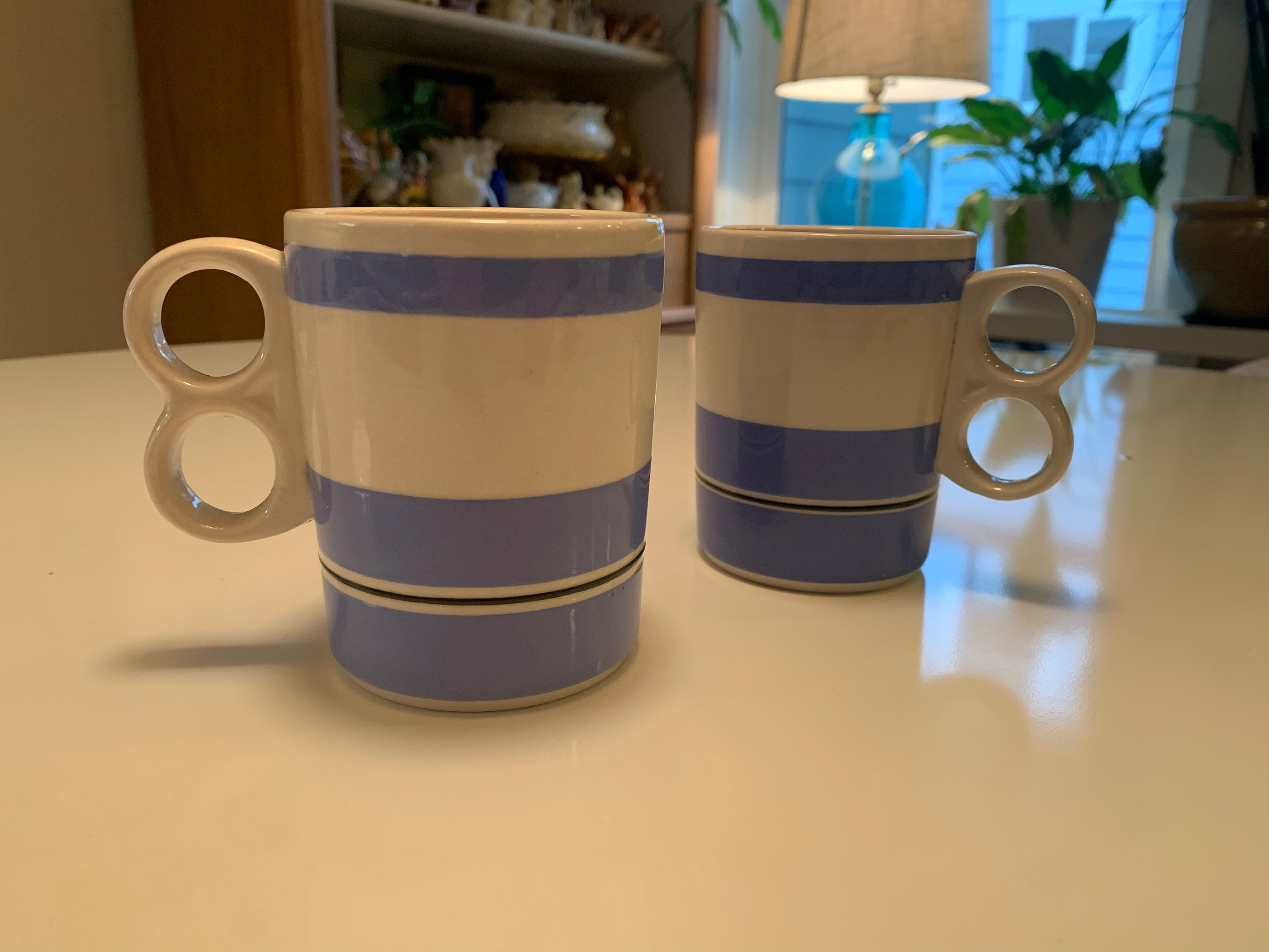 Vintage cornishware mug - Etsy 日本