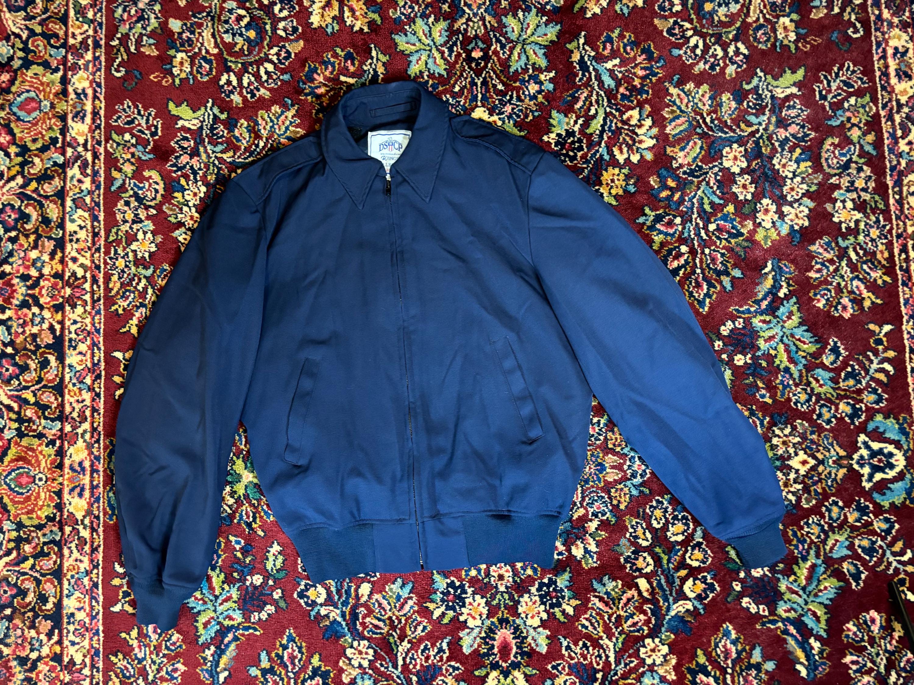 Vintage DSCP USAF Navy Zip up Jacket - Etsy New Zealand