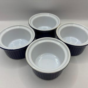 Emile Henry ホワイト長方形皿とブルーココット４個セット Emile henry - Etsy 日本 Emile Henry ホワイト長方形皿とブルー