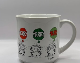 Vintage Boynton Merry Cat ballongmugg