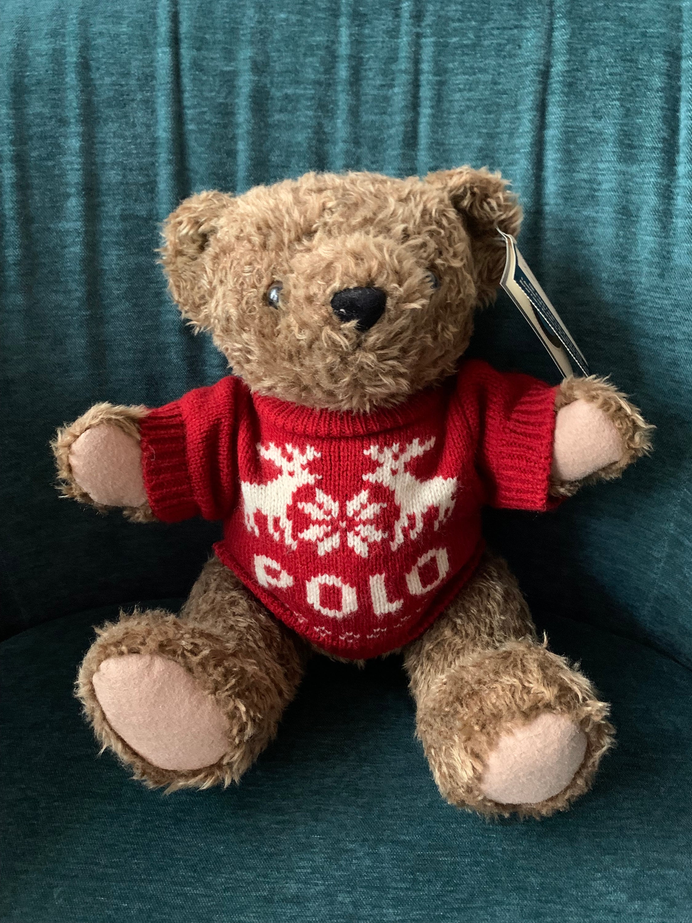 1998 Polo Ralph Lauren Sweater Teddy Bear - Etsy