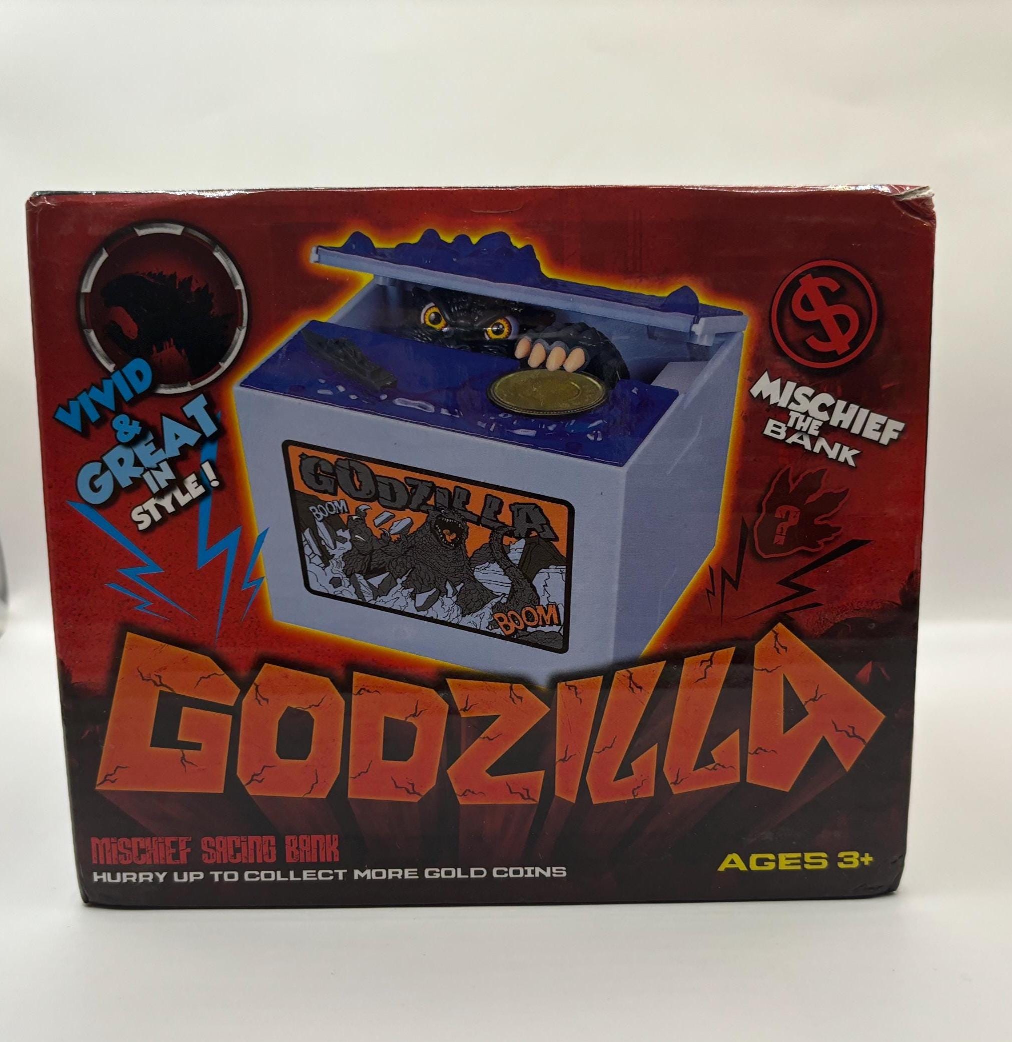 Godzilla Mischief Saving Bank - Etsy