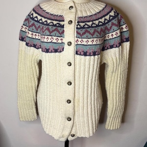 Vintage Handmade Button-up sweater