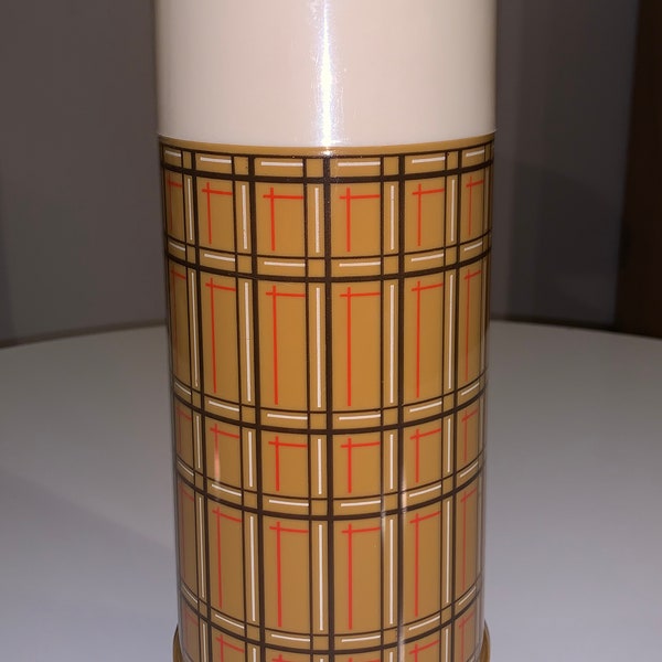 Vintage Plaid Aladdin Best Buy Thermos Quart