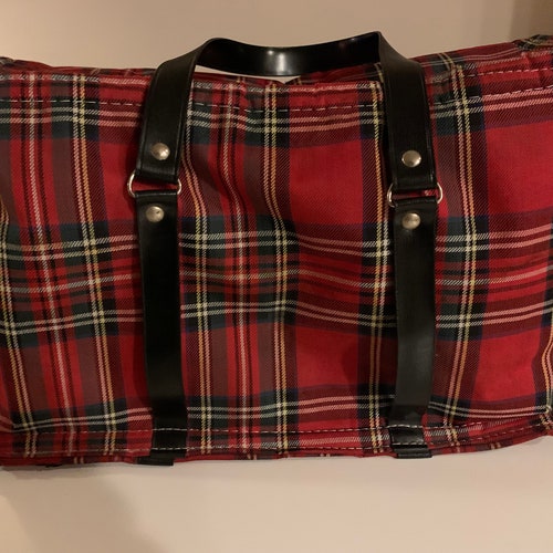 Sac isotherme à carreaux vintage Thermo-Keep pour couches