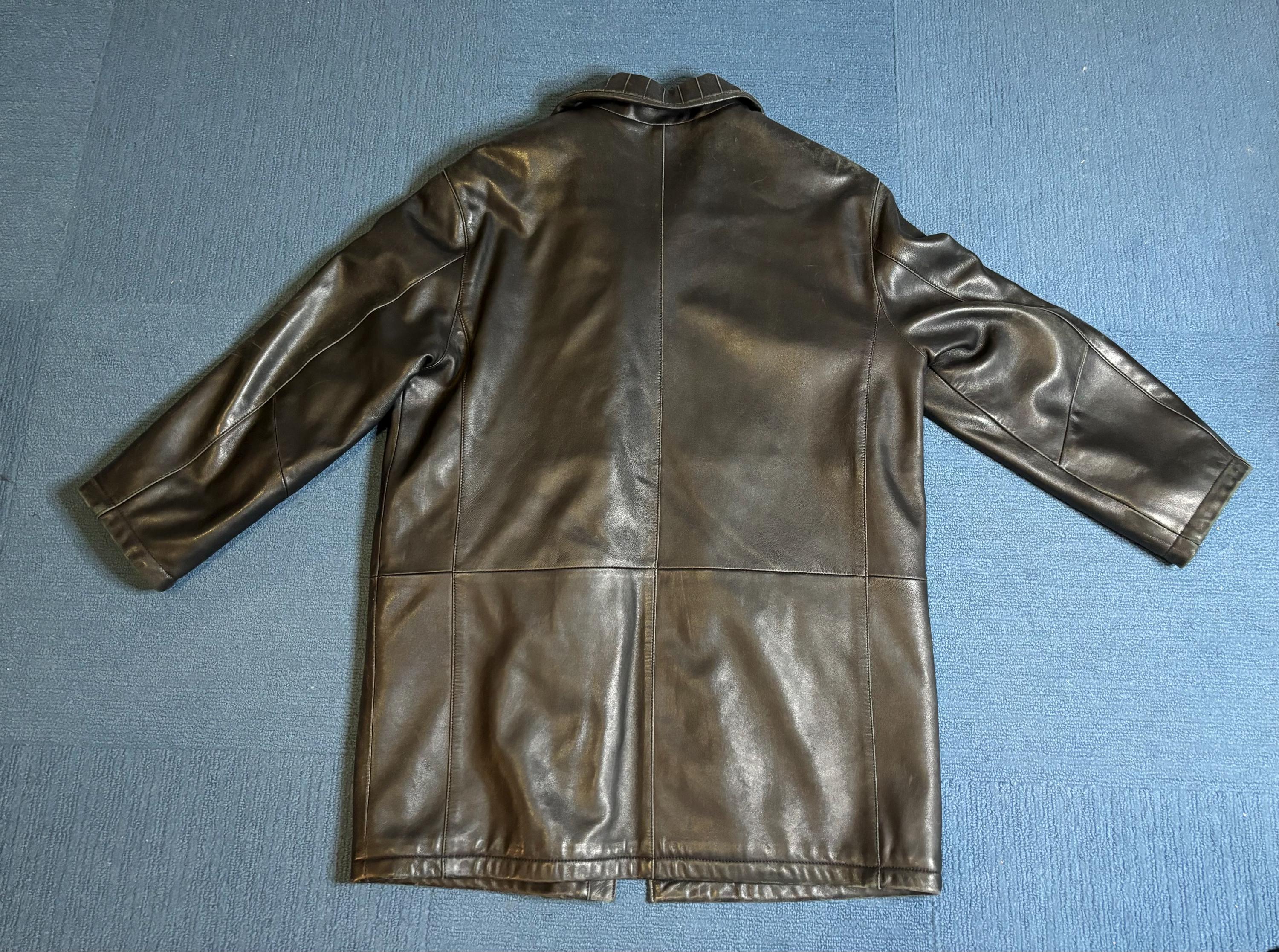 ジャケット　TORRAS Torras Mens or Womens Leather Cashmere Jacket, Size 40 (Small