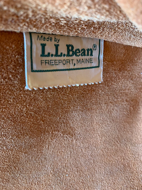 LL Bean Suede Leather Briefcase - image 5