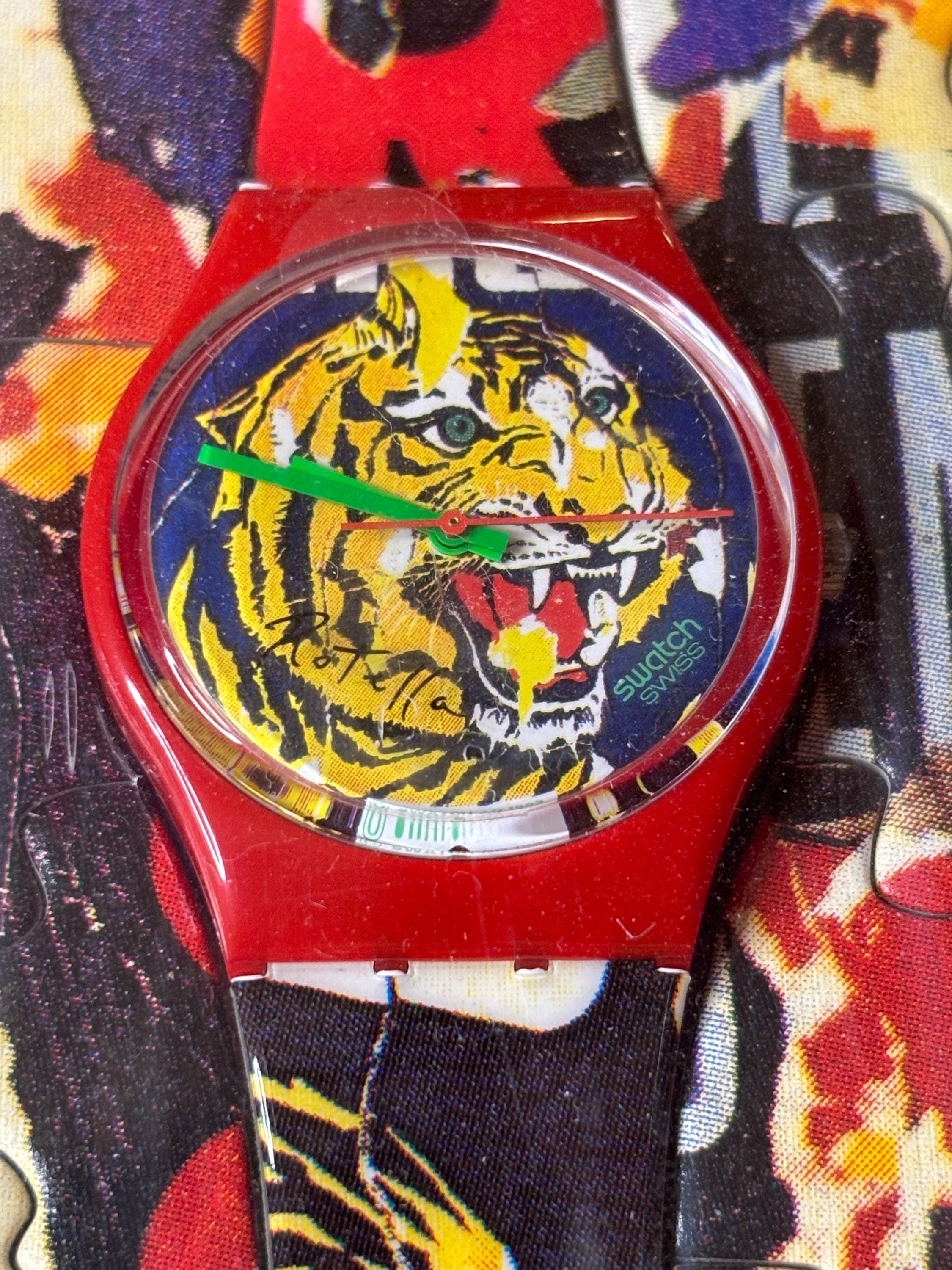 Vintage Swatch Mimmo Rotella Marilyn Bengala Watch Set - Etsy display picture 1
