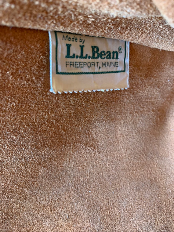 Vintage LL Bean Suede Leather Briefcase